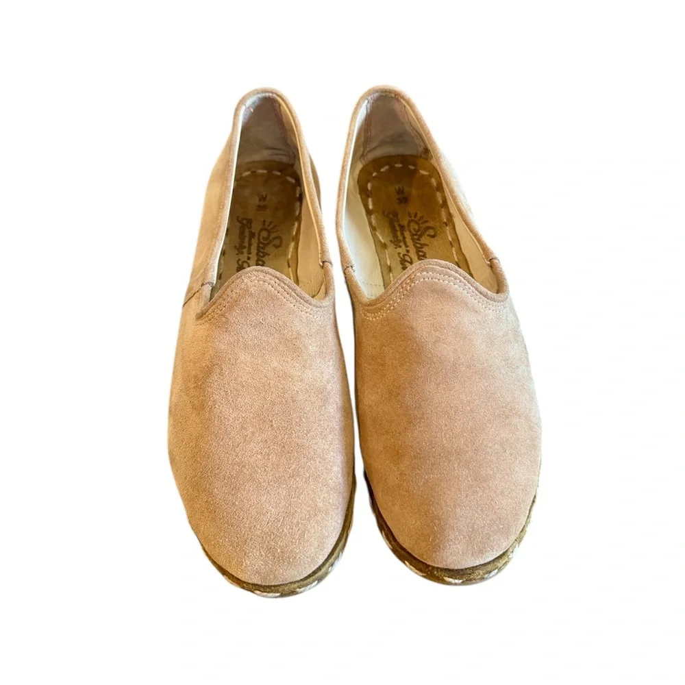 Women’s Sabah Handmade in Turkey Suede Loafers Slip-On Shoes W 39 7.5-8 - Picture 2 of 11